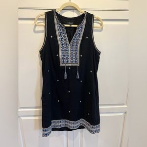 Madewell mini dress with embroidery